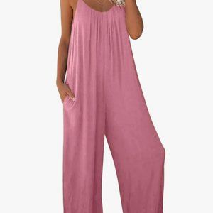 Pink Sleeveless Romper, XL